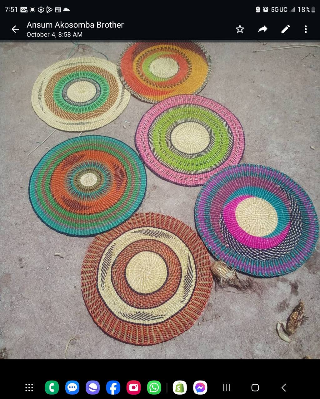 Straw mat