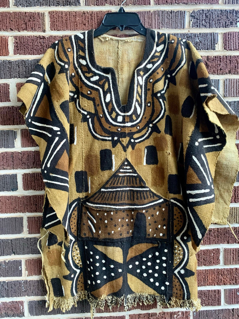 Mudcloth Poncho | Village Hut