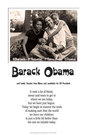 Obama Family Poster - #1329
