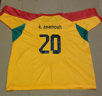 Ghana Soccer Jersey- Yellow/Ghanaian Flag Colors