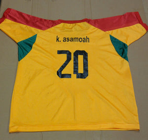 Ghana Soccer Jersey- Yellow/Ghanaian Flag Colors