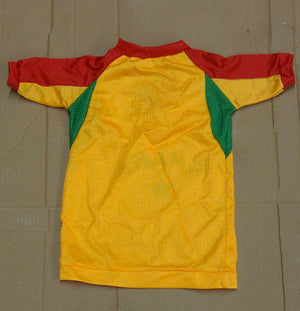 Ghana Soccer Child Jersey- Yellow/Ghanaian Flag Colors