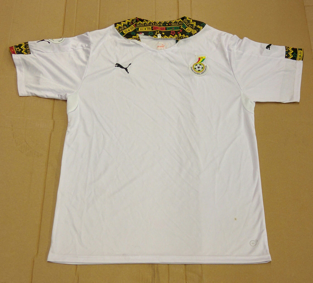 Ghana Soccer Jersey- White