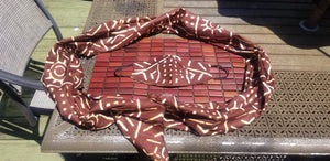 Fabric Mask with headwrap/scarf bundle