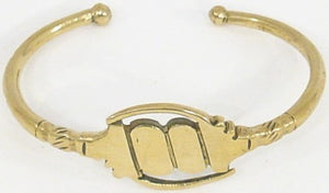 Gye Nyame Bracelet - Brass
