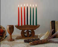 Kwanzaa Candles - set of 7